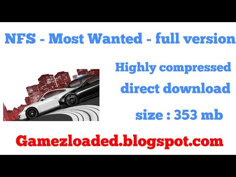 nfs most wanted 2012 full version for pc highly compressed